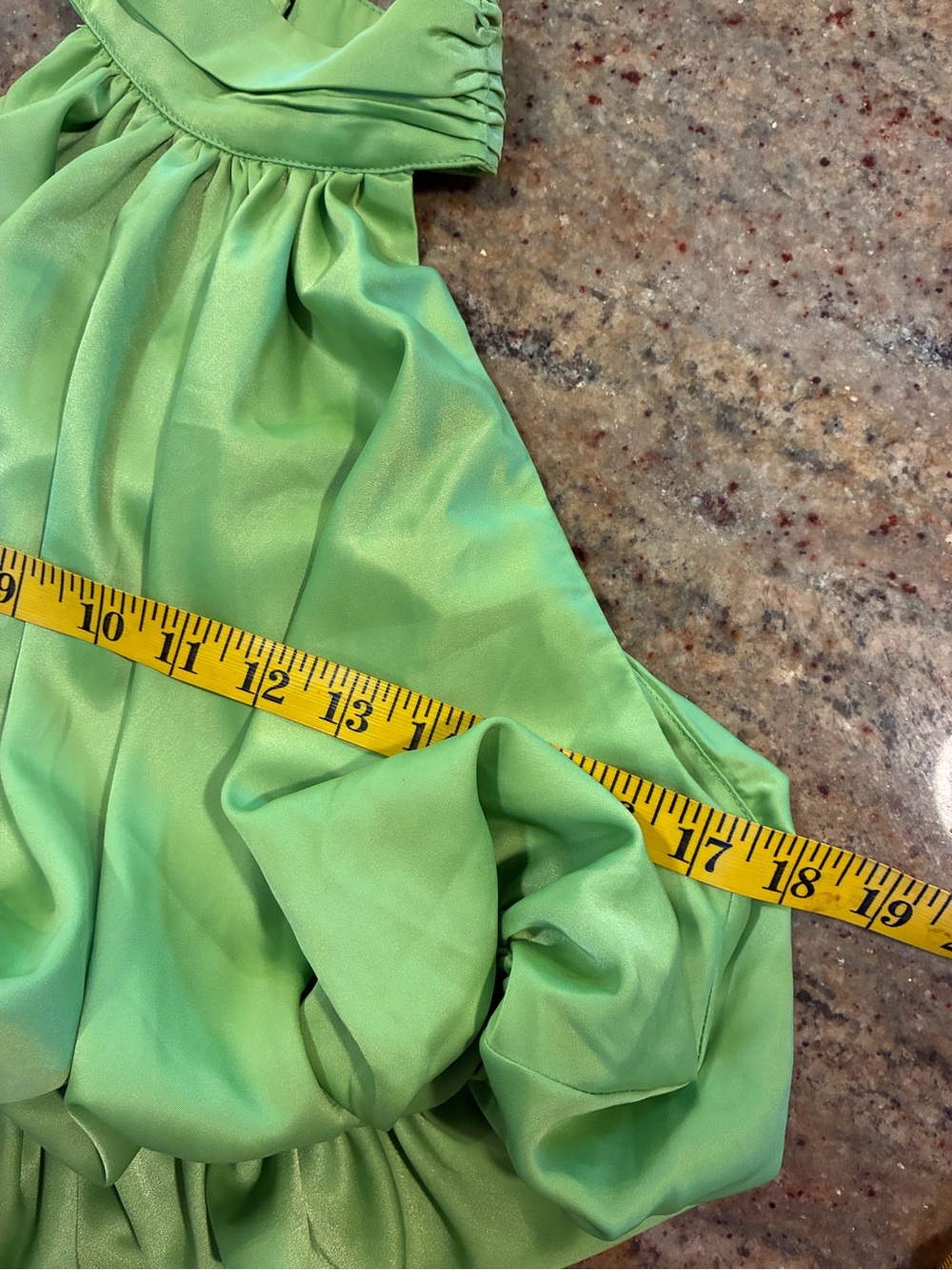 Fashion Nova lime green Gemma Satin Halter Top, Size: XS - Picture 4 of 10